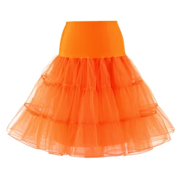 

18 Colors 65cm Princess Midi Tulle Skirt Pleated Dance Tutu Skirts Womens Lolita Petticoat Jupe Saia faldas Party Puffy Skirts