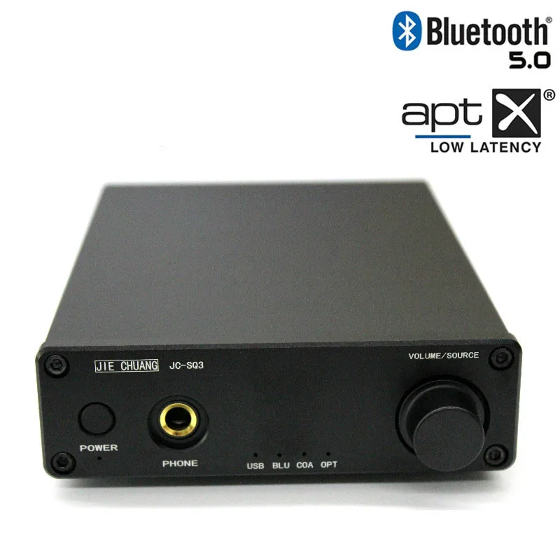 SOTAMIA Bluetooth 5.0 Audio Decoder DAC TPA6120 Headphone Amplifier CSR8670 USB DAC AK4490 Fiber Coaxial Decoding APTX-HD
