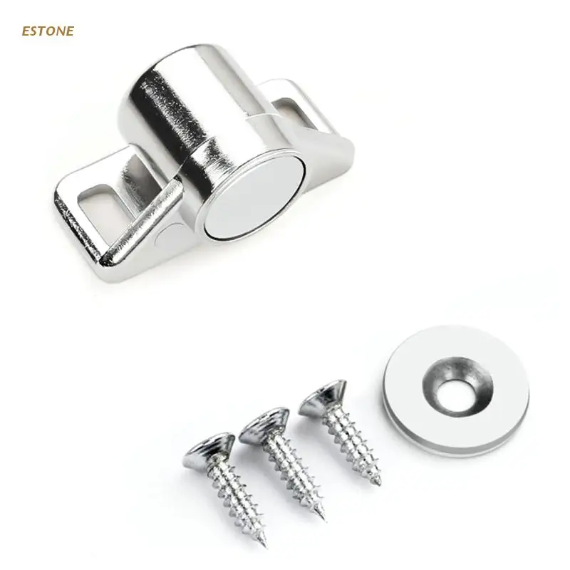 Ferme-porte magnétique en alliage de Zinc, loquet de porte magnétique,  loquet de meubles en métal, vente en gros - AliExpress