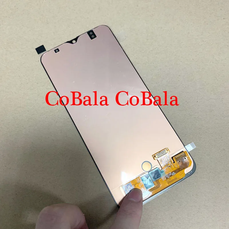 1 шт. предварительно протестированный OLED сенсорный экран для samsung Galaxy A30 A305 A50 A505 ЖК-дисплей передняя стеклянная панель с объективом