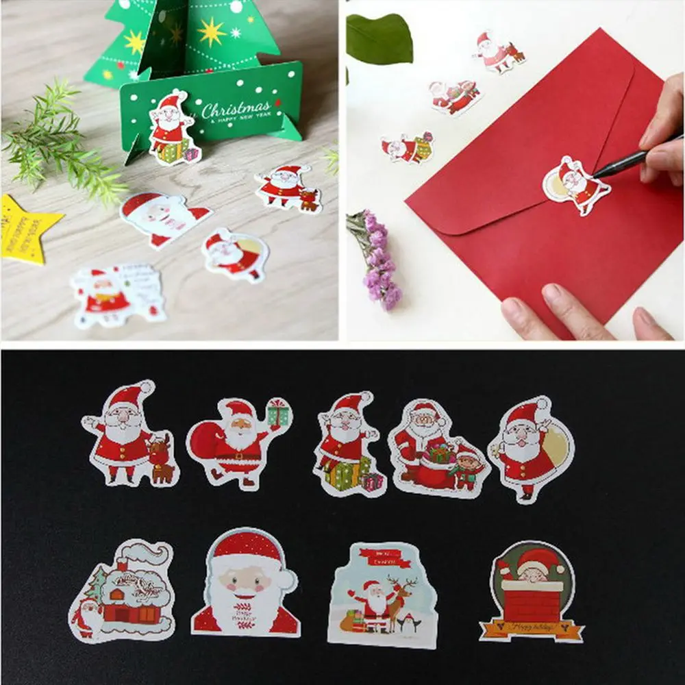 48 наклеек с надписью &quotMerry Christmas" | Игрушки и хобби