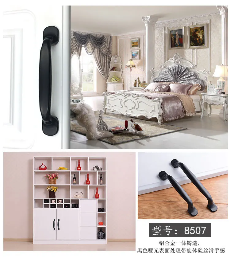 Aluminum Alloy Cabinet Handles American Style Solid Kitchen Cupboard Pulls Drawer Knobs Furniture Handle Hardware furniture handles,kitchen door handles