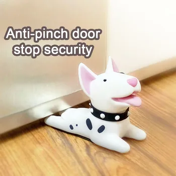 

PVC Cartoon Dog Door Stopper Holder Bull Terrier Safety Children Protection Safety Creative Wedge Doorstop Baby Care Furniture