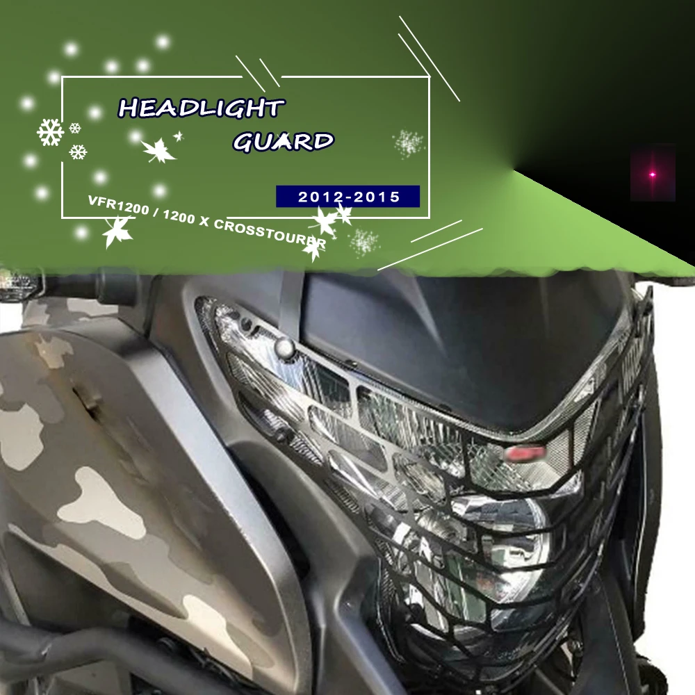 

For Honda VFR1200 X VFR 1200 X Crosstourer 2015-2012 VFR1200X NEW Motorcycle Parts Headlight Guard Protector Cover 2013 2014