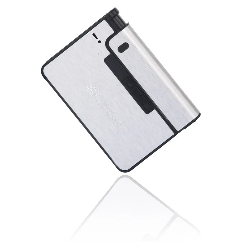 

FOCUS Metal Creative Cigarette Case Genuine Product Top Grade Creative Ultra-Thin Automatic Cigarette Case Cigarette Lighter Smo