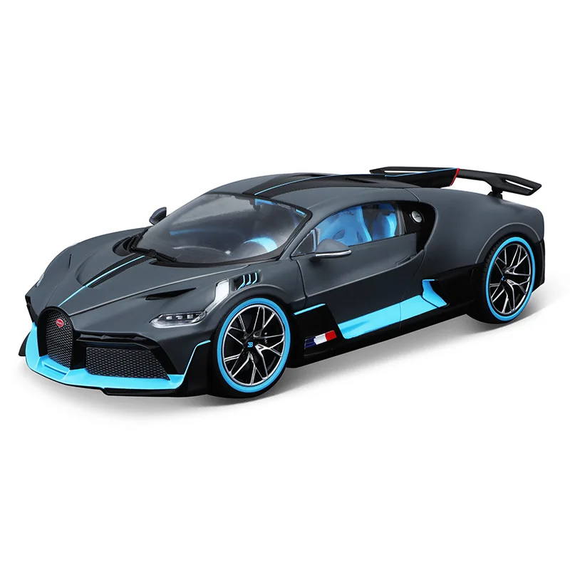 Изысканный подарок 1:18 Bugatti Divo модель спортивного сплава автомобиля, высокая модель литья под давлением, расширенная коллекция - Цвет: Matte gray