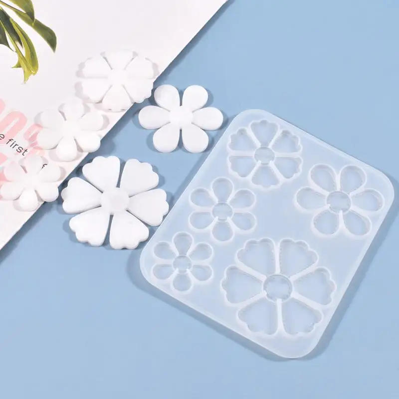 Flower Petal Pendant Resin Mold Diy Jewelry Silicone Mold Jewelry
