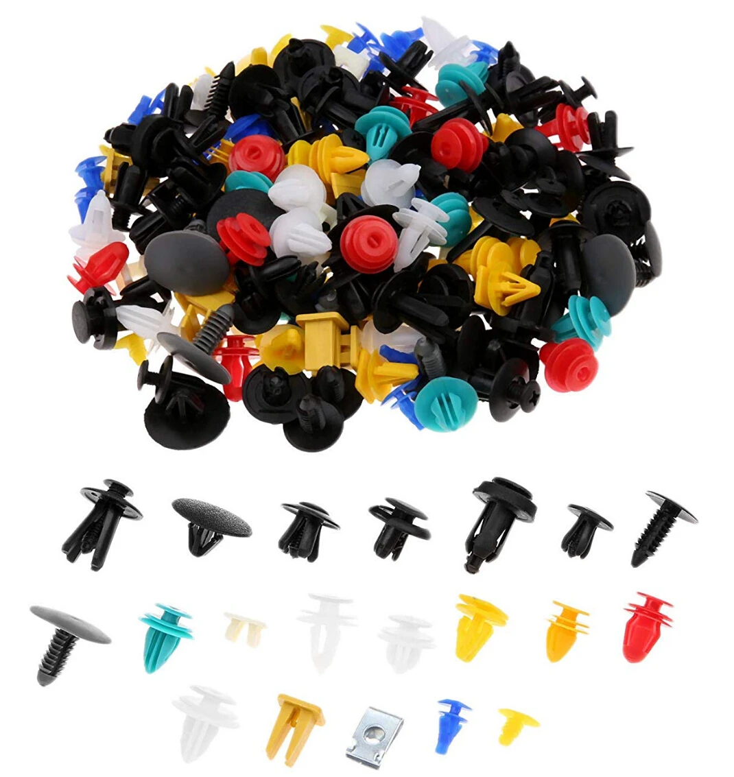 

Universal 100pcs Mixed Clips for fiat bravo 2 audi a5 suzuki swift peugeot 3008 suzuki sx4 volkswagen golf 5 amg