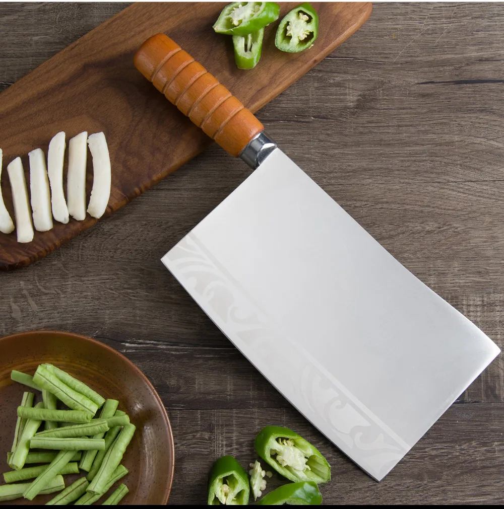 ZEMEN кухонный нож из нержавеющей стали, нож для мясника, высокое качество, инструменты для приготовления пищи