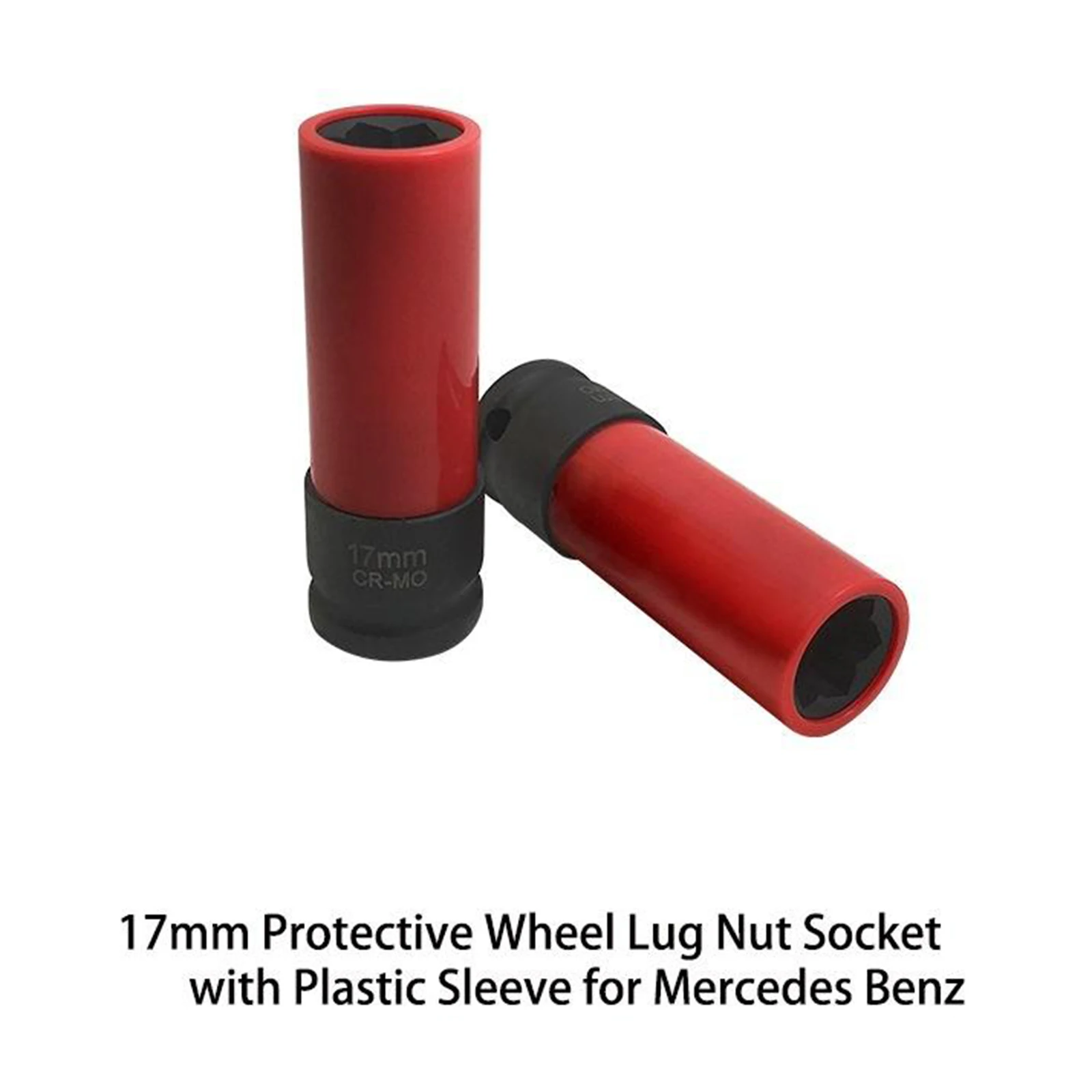 17mm Universal Wheel Lock Nut Removal Socket Wrench Fits For Mercedes S Series Antitheft