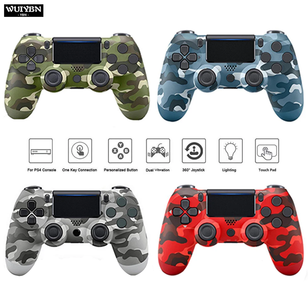 WUIYBN беспроводной Bluetooth 4,0 геймпад джойстик для PS4 контроллер playstation 4 игровая консоль ПК паровой