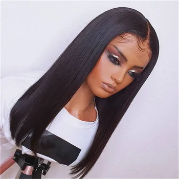 

T-Part Lace Wig With Baby Hair 13x4 Lace Wig For Women Straight Middle Part Brazilian Hair Wig Natural Hairline