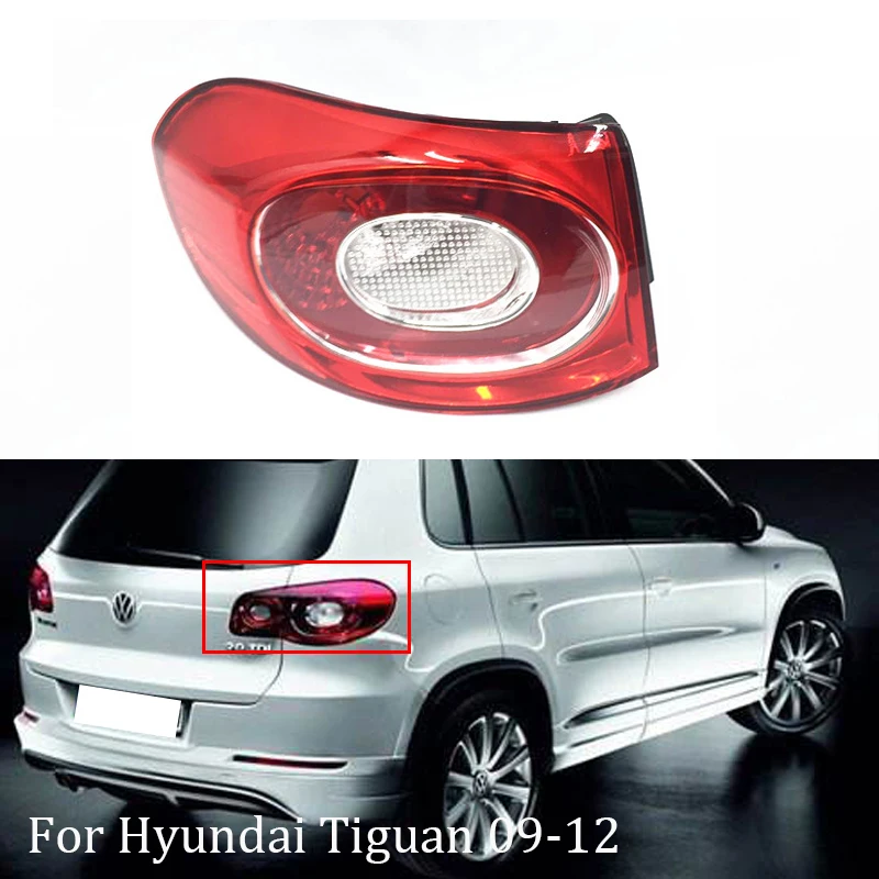 

MZORANGE Rear Brake Light Tail Light For Tiguan 2009 2010 2011 2012 Inner & Outer