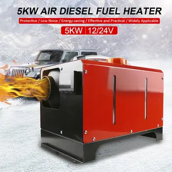 

Auxiliary Heater In Electric Heaters 5KW 12V 24V Car Parking Heater Diesel Air Heater 1-4 Hole Remote Control LCD For Truck Boat