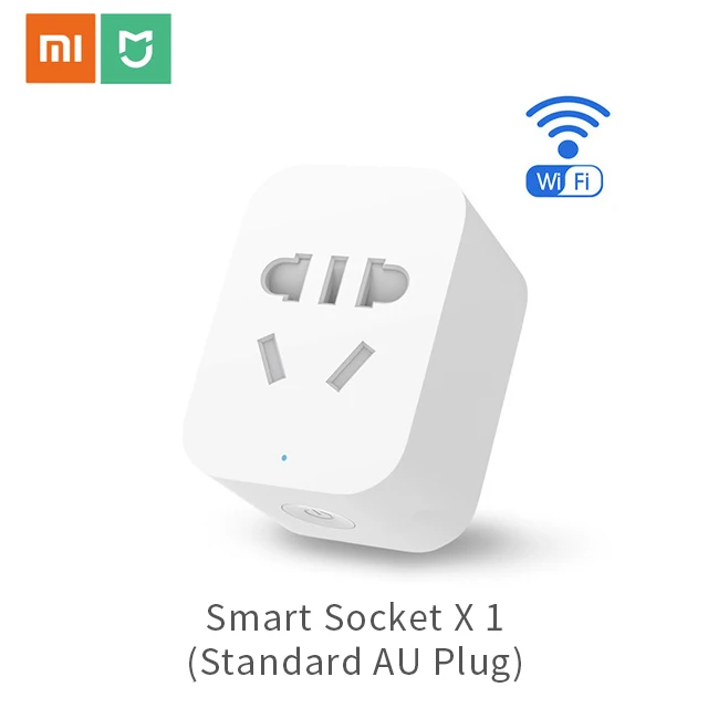 WiFi Socket AU Xiao mi jia умная розетка ZigBee/wifi версия приложения дистанционное управление таймер Обнаружение мощности работа с mi jia mi home APP - Цвет: WiFi Socket AU