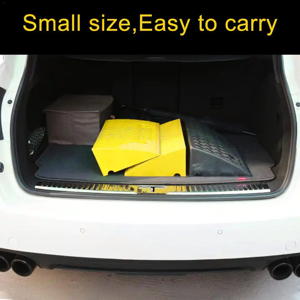 High-Strength Hard Plastic Sill Ramp Ramp Step Ramp Mat for Ramp Vehicles 1PC Car Motorcycle Lightweight Portable Curb