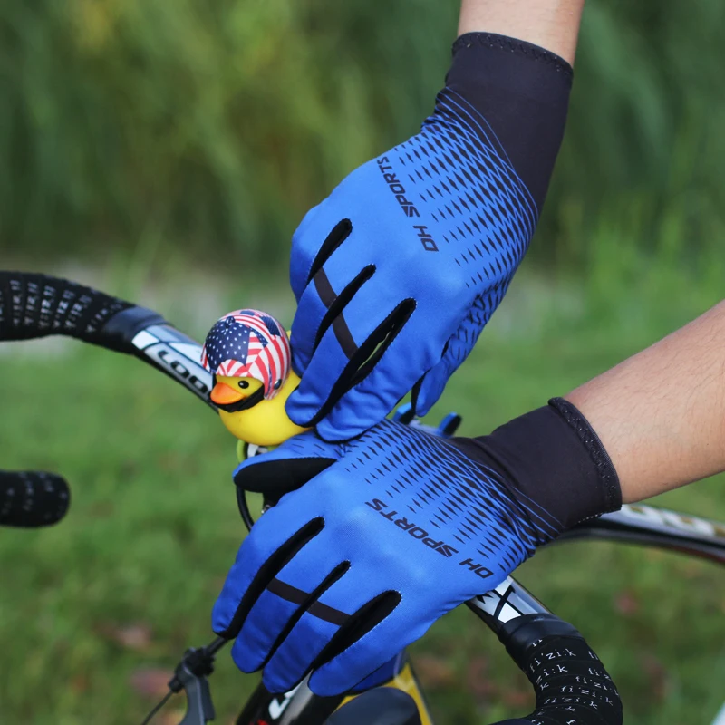 Велосипедные перчатки полный палец спортивные дышащие MTB велосипед Сенсорный экран Перчатки противоударный длинных пальцев спортивные перчатки Luva Ciclismo
