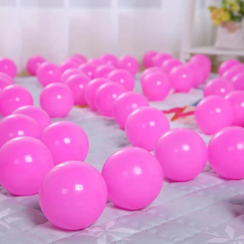 

7cm 50pcs Eco-Friendly Colorful Ball Soft Plastic Ocean Ball Funny Baby Kid Swim Pit Toy Water Pool Ocean Wave Ball Dia