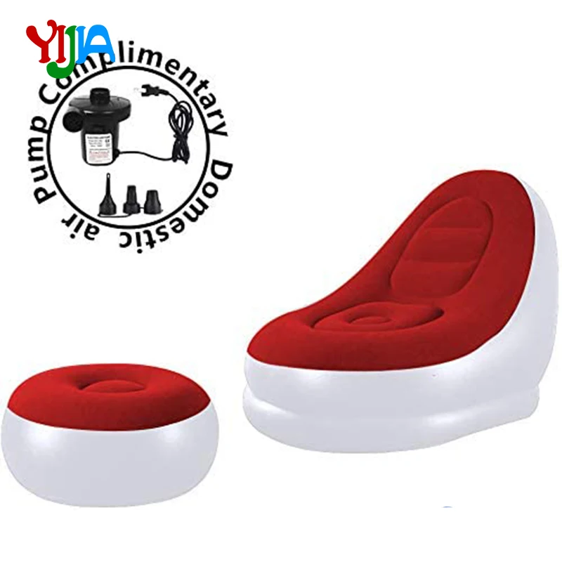 Relax Lazy inflatable sofa with Household air Pump, Lounger Sofa for