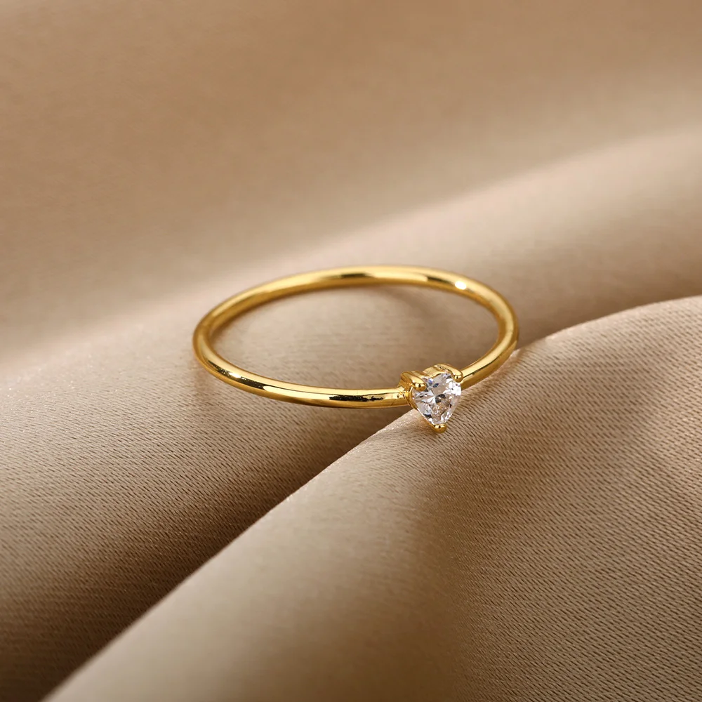 Zircon Minimalism Ring For Women