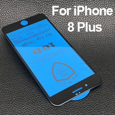 10D бронированное стекло на iPhone 7 8plus 6 6S Защитная 8plus 7plus закаленная Vidrio iP Afione 7P 8 P 6P защитная пленка Tremp - Цвет: For iPhone 8 Plus