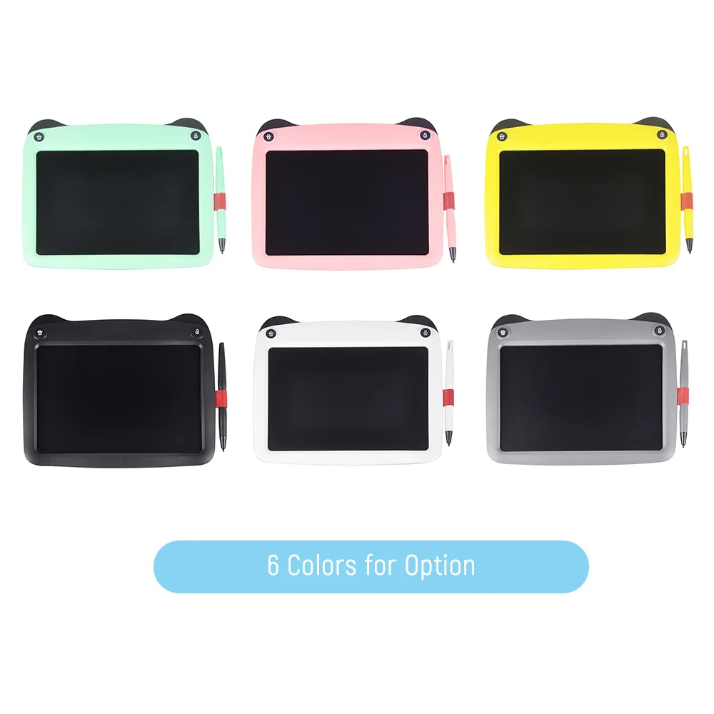 9 Inch LCD Writing Tablet Kids Drawing Board Pads Portable Handwriting Sketchpad Graphic Board Colored with Erase Lock Button