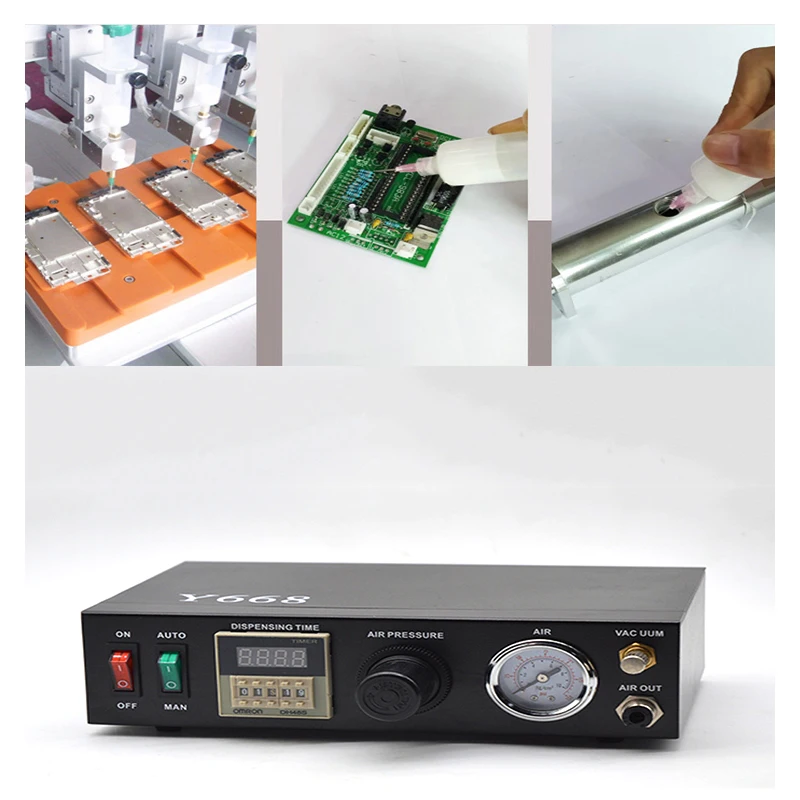 

High Power Dispenser Fully Automatic Manual Controller Glue Silica Gel Automatic Glue Injection Filling Machine Glue Machine