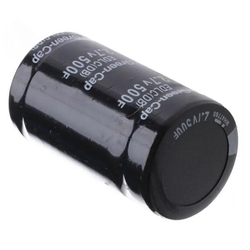 1 шт. Черный 2,7 V двухслойный конденсатор 500F 35*60 мм