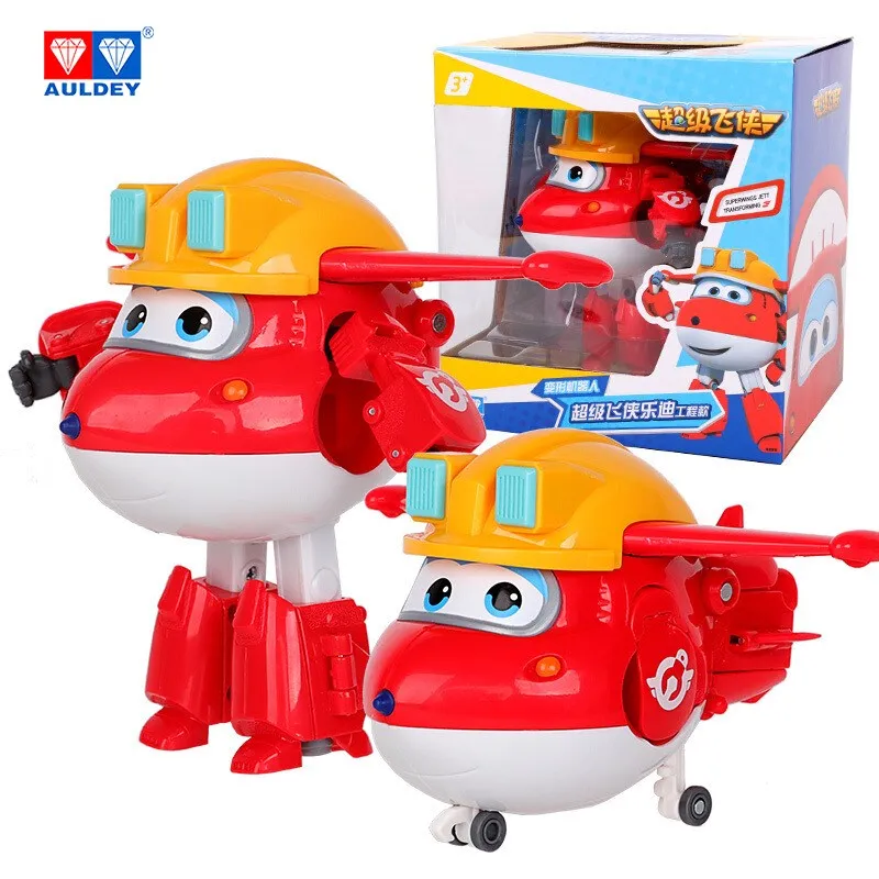 Экшн фигурки AULDEY Super Wings трансформирующий спасательный робот