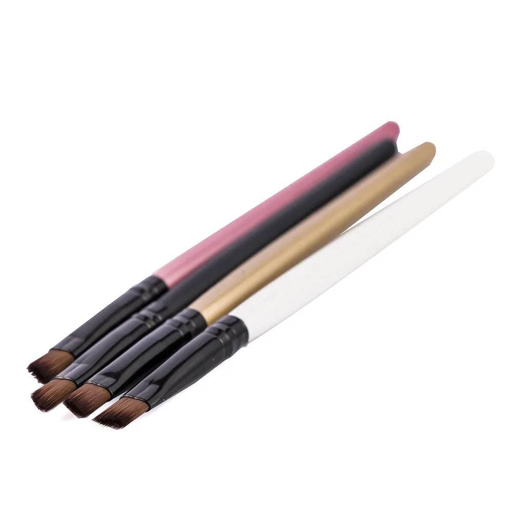 3 шт. профессиональная угловая кисть для бровей нейлоновая кисточка макияжа глаз