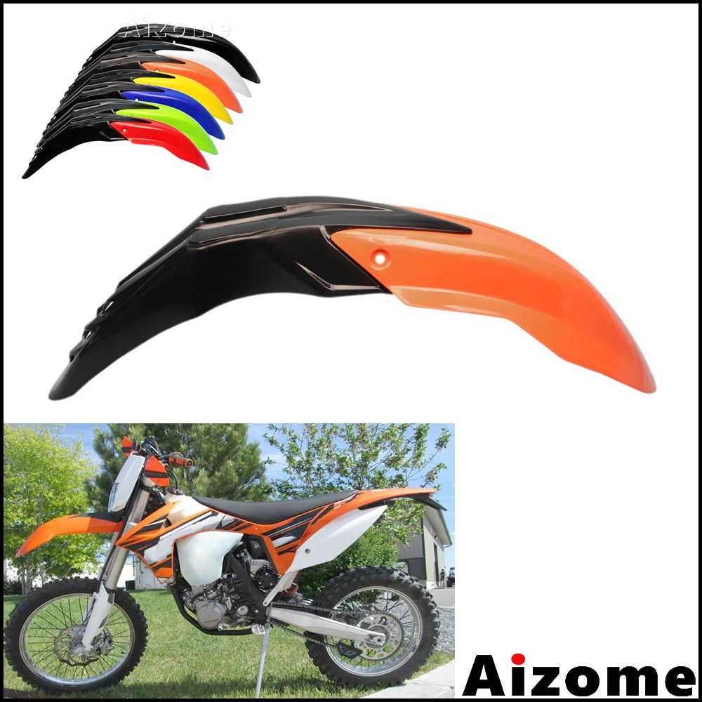 Универсальное мотоциклетное оранжевое переднее крыло MX для SX-F SX XCW EXC XCF 250 300 350 450