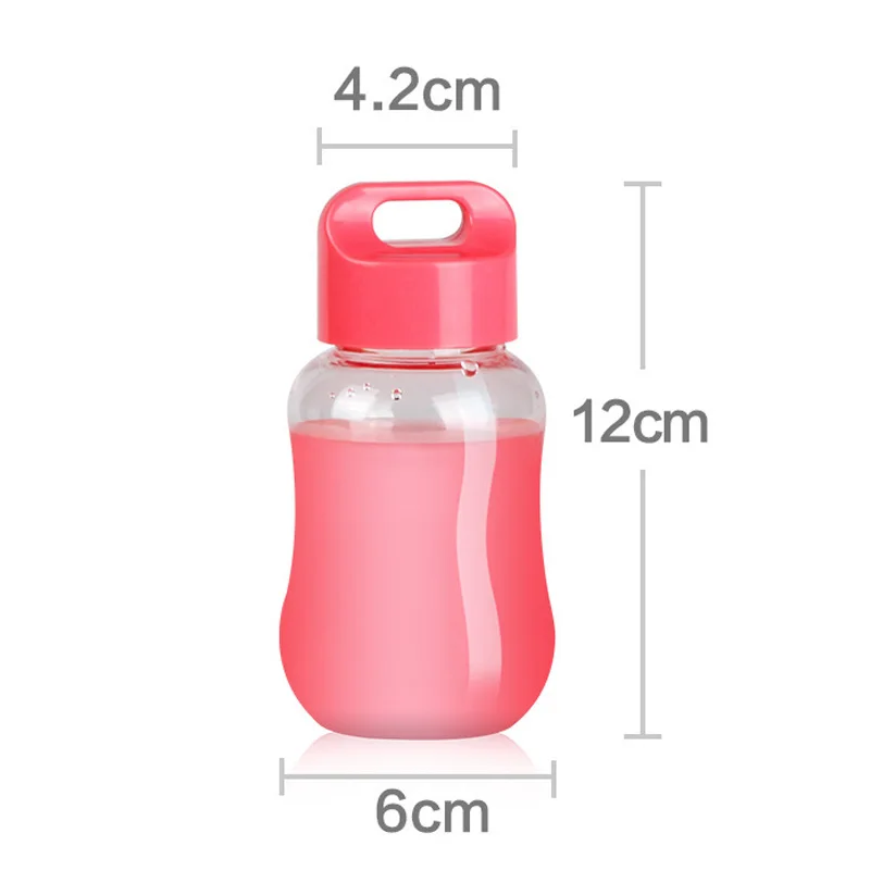 Newly 2 Pcs Mini Water Bottle 200ml Portable Cute for Children Students Sports Outdoor S66