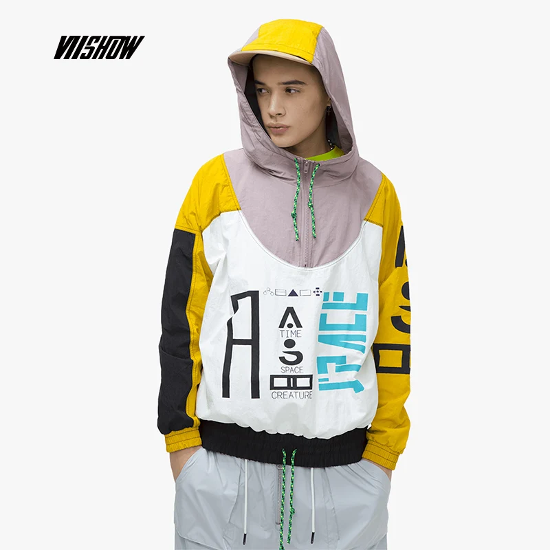 VIISHOW уличная мужская куртка с фирменным принтом Chaqueta Hombre 2019 новая весенняя