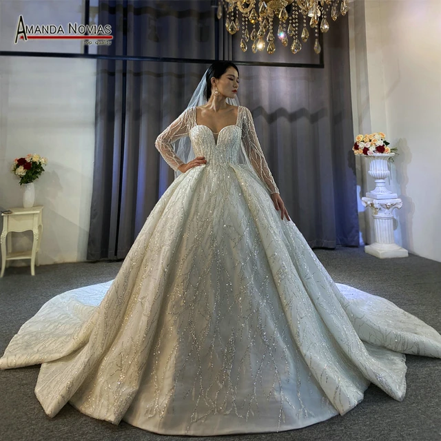 Off White Color Bridal Gown | Mahek Designs