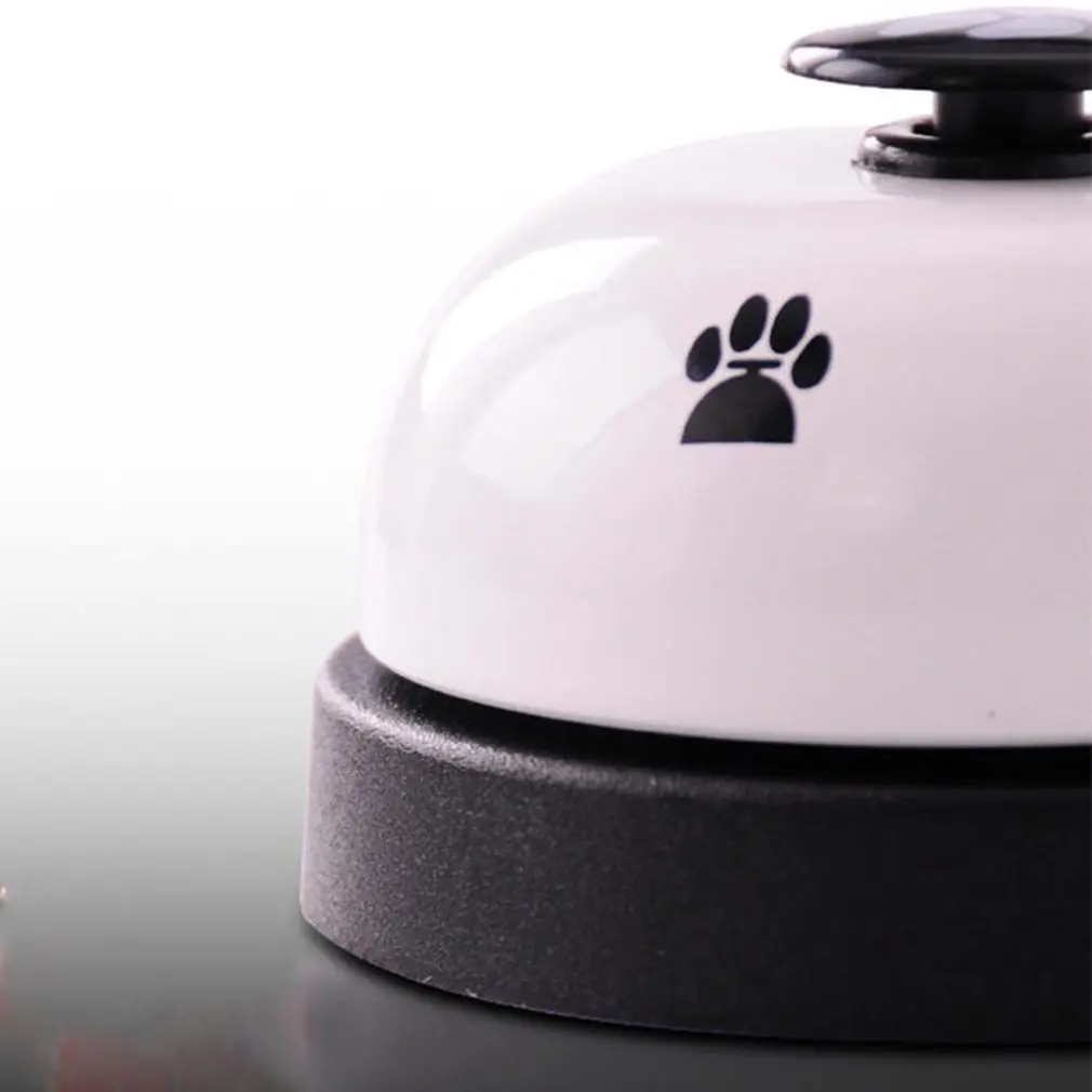 Pet Dog Training Bell Practical Training Bell Non-Skid Rubber Bottom Cute Printed Communication Device for Pet-4