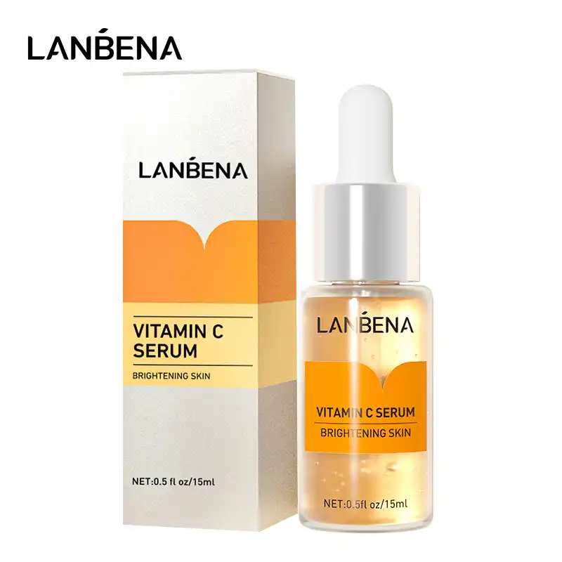 Lanbena Vitamin C Whitening Serum Hyaluronic Acid Face Cream Snail Remover Freckle Speckle Fade Dark Spots Anti Aging Skin Care Snail Hyaluronic Acid Face Care Serumcare Face Aliexpress