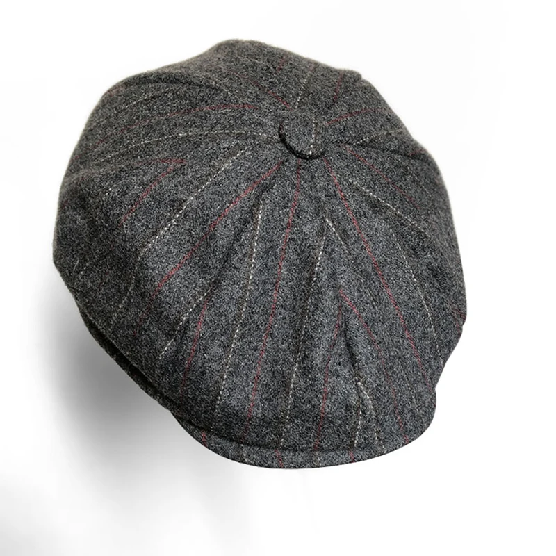 Casquette, шерстяные кепки Newsboy для мужчин, серые, в елочку, плоские шапки, для женщин, кофейного цвета, британские художники, шапка, осенне-зимние шапки и шапки BLM202