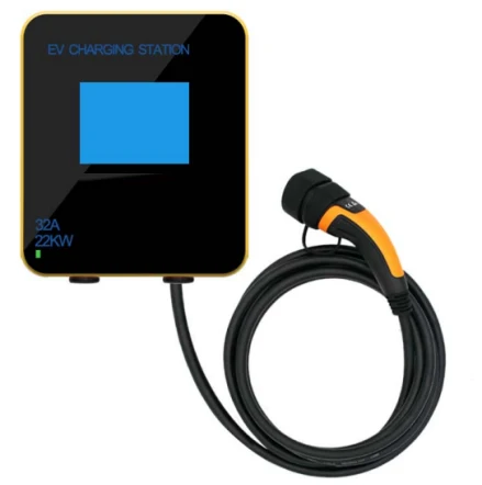 

7KW 22KW Wall-Mounted EV Home Charge Station with 5M EV Charger Cable