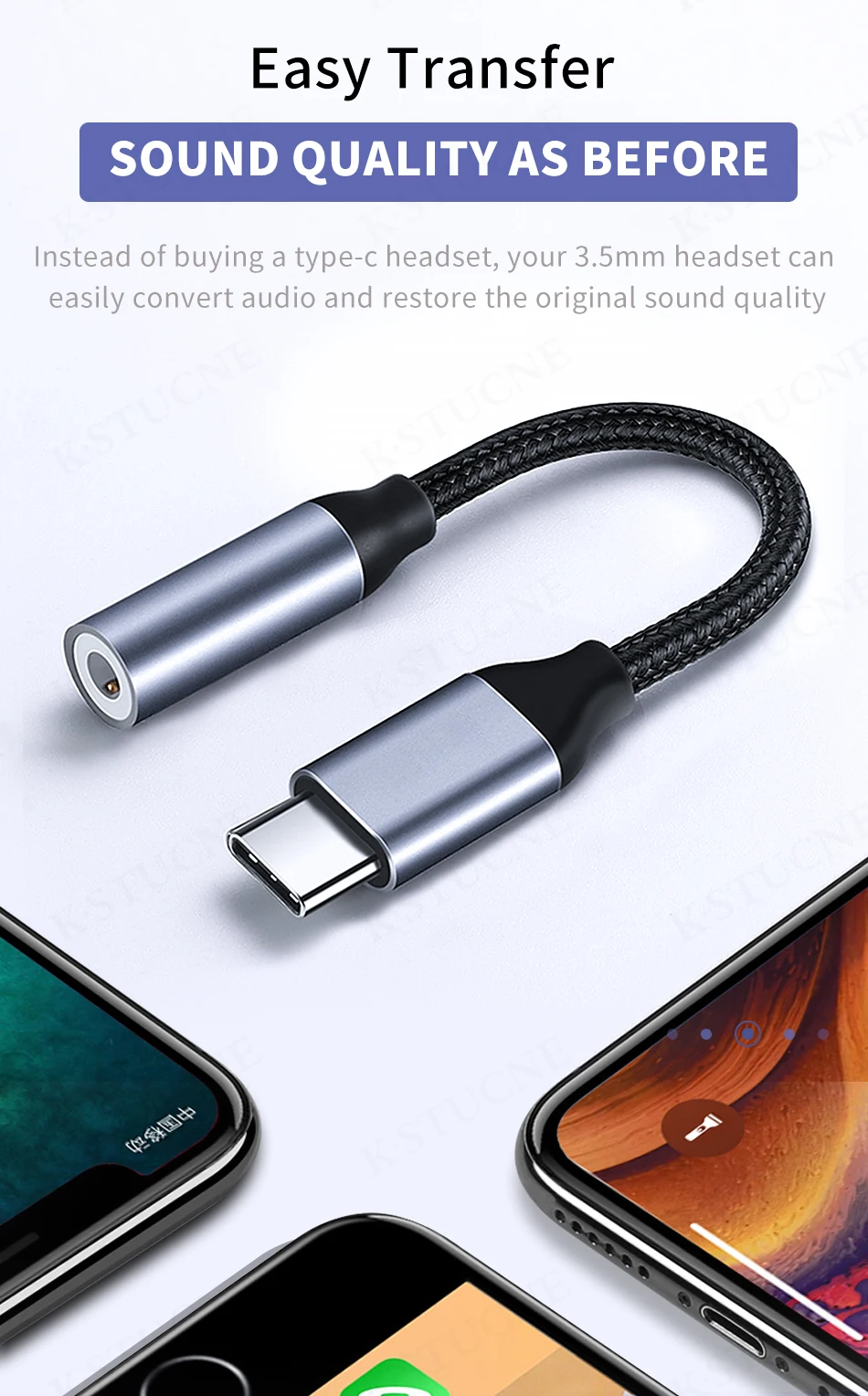 Usb type C до 3,5 мм Aux аудио адаптер Usb C разъем для наушников адаптер разветвитель Кабель для Xiaomi mi 9 9t 8 Lite mi x2 красный mi Oneplus 7