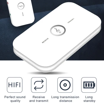 

2 in 1 Bluetooth Transmitter Receiver Wireless A2DP Home TV Laptop Stereo Audio Adapter AS99