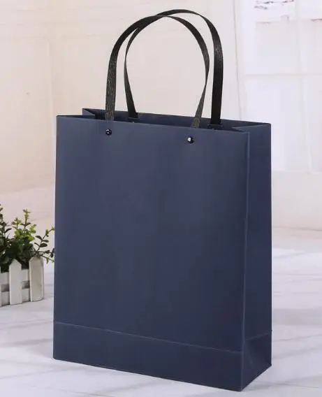 100pcs Custom logo shopping bags gift bags pink bags High quality paper tote bags samll paper bags print logo