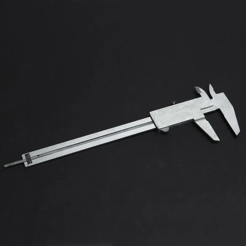 

Steel Vernier Caliper with self lock 6" 0-150mm Metal Calipers Gauge Microm Measuring Range: 0-150mm / 6 inch Vernier Calipers