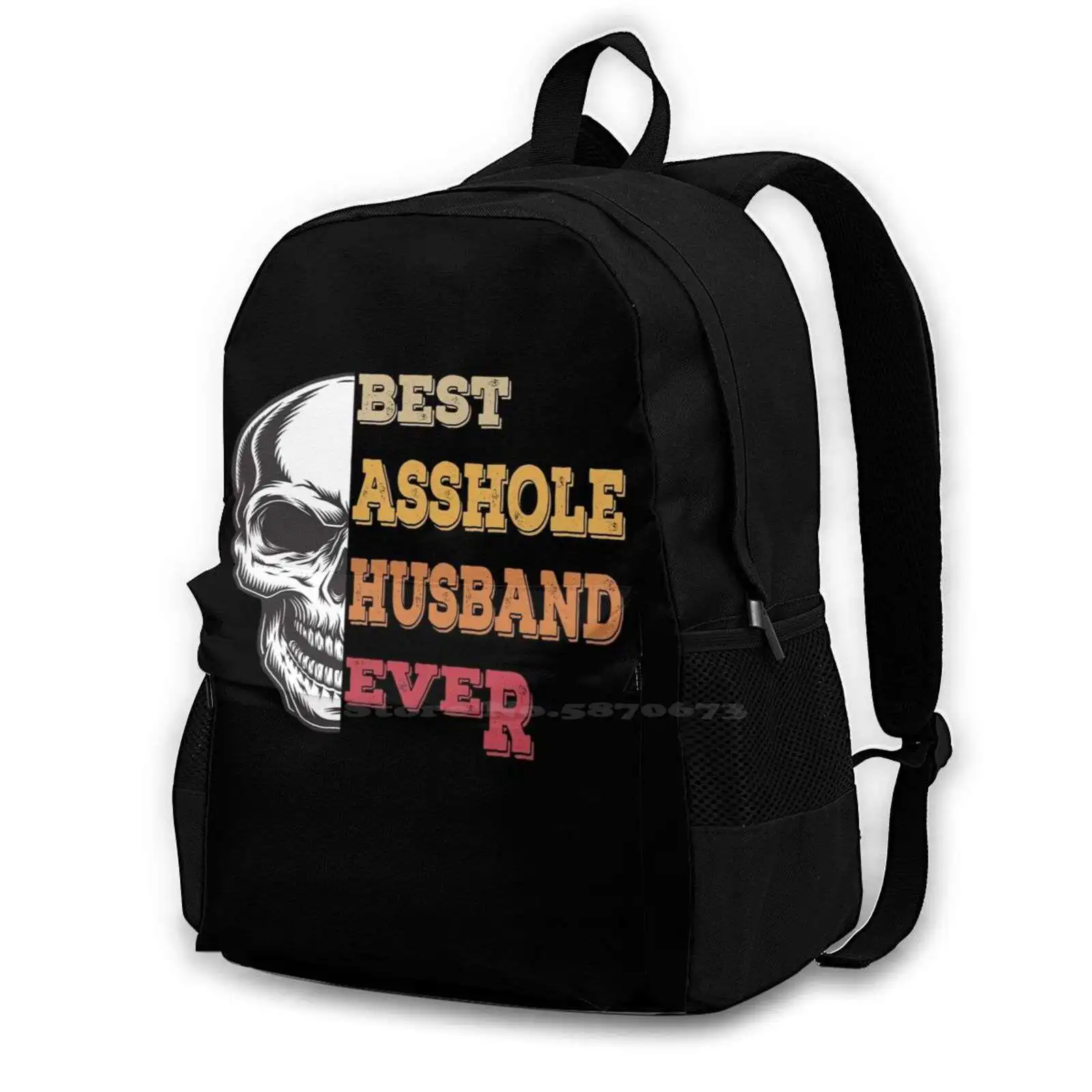 

Best Husband Ever Backpacks For Men Women Teenagers Girls Bags Funny Husband Husband Ever Fathers Best Husband Ever Skull Best