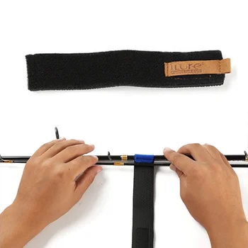 

1 pcs Fishing Rod Belt Fishing Pole Tie Wrapping Band Pack with Elastic Carp Fishing Accessories Rod Belt hs