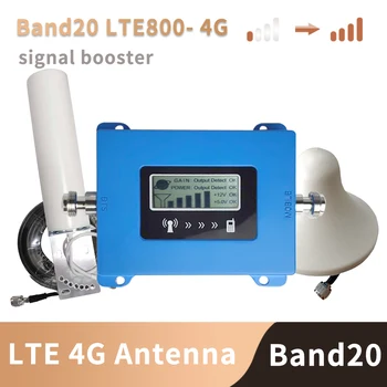 

LTE 800 Mhz Cell Phone Signal Amplifier 4G 800mhz Cellular Signal Repeater Booster Band 20 4g Internet Network