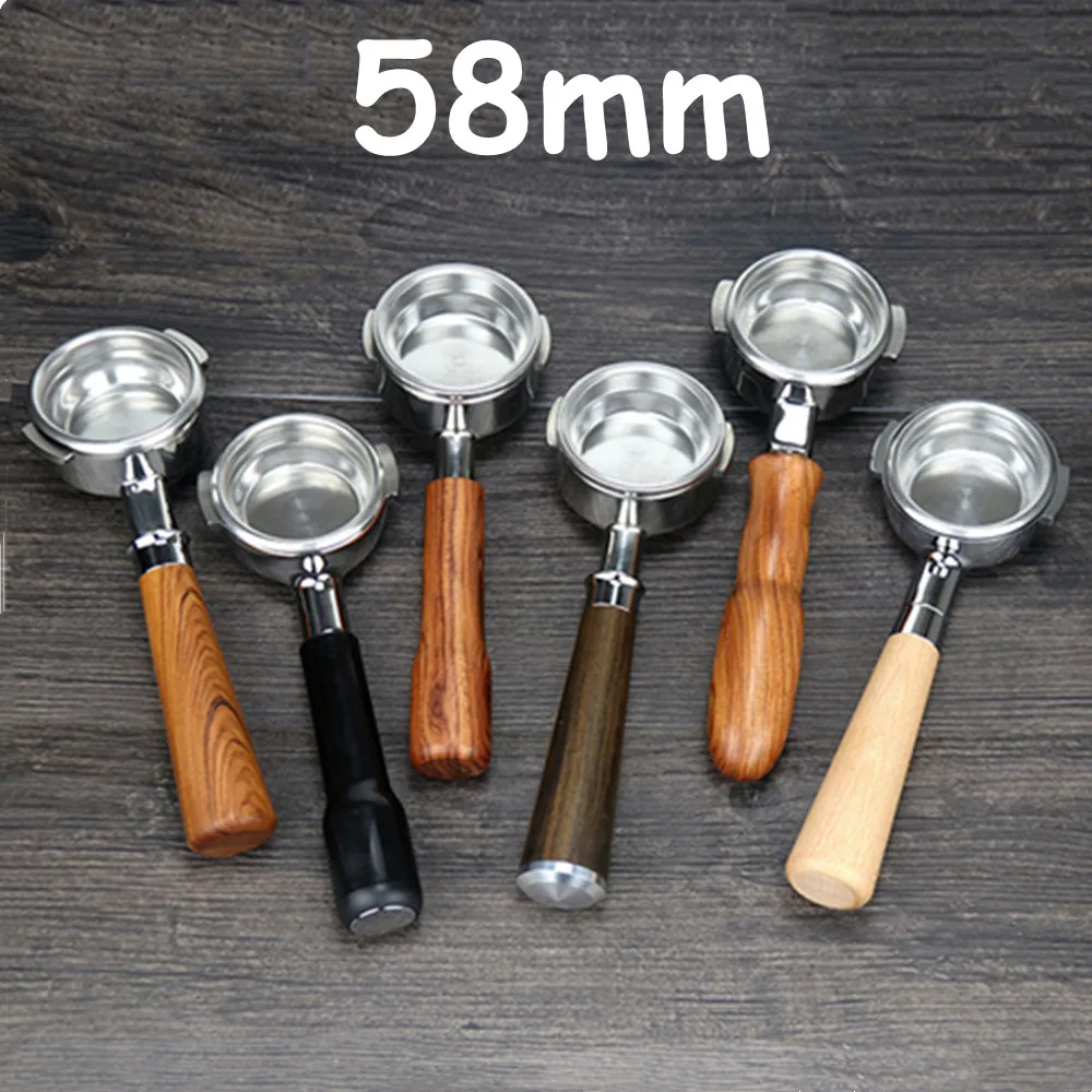 58 мм Кофе бездонного Portafilter для EXPOBAR E61 фильтр однократного применения корзина