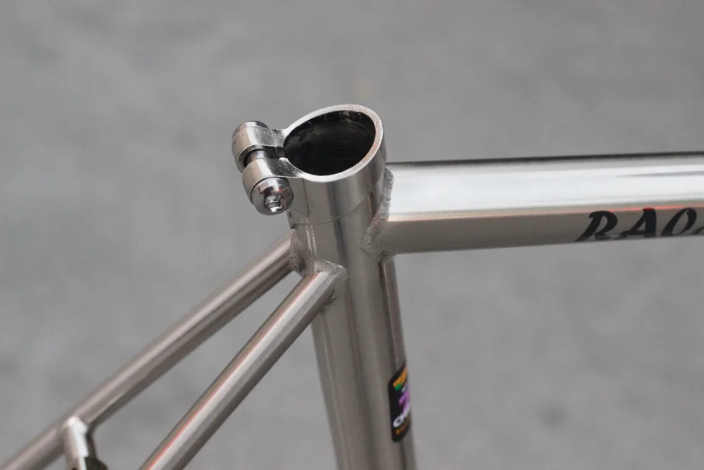 SEABORAD Reynolds 725 стальная рама термообработка сварочная вилка Суппорт тормозной дорожный велосипед 700C классический хром рамка серебро