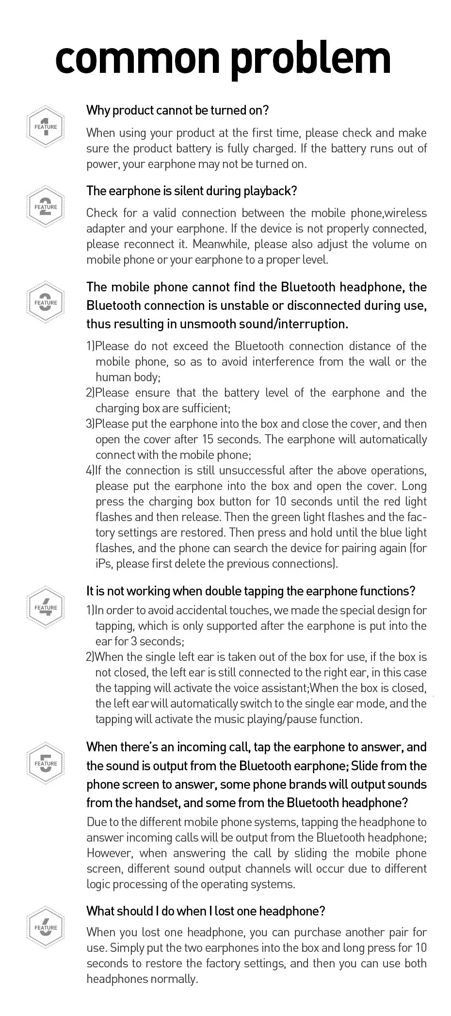 Baseus W07 Bluetooth наушники TWS беспроводные Bluetooth наушники 3D стерео Спортивные Беспроводные наушники с двойным шумоподавлением микрофоном