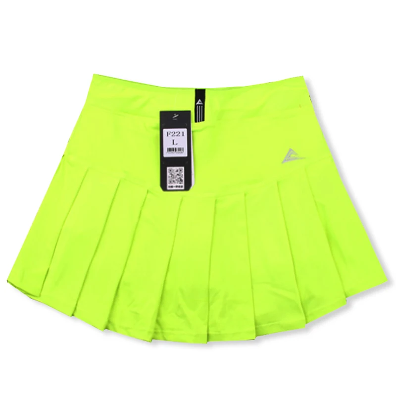 Sports Badminton Skirt Quick Dry Breathable Pleated Tennis Skort with Pocket Girl Fitness