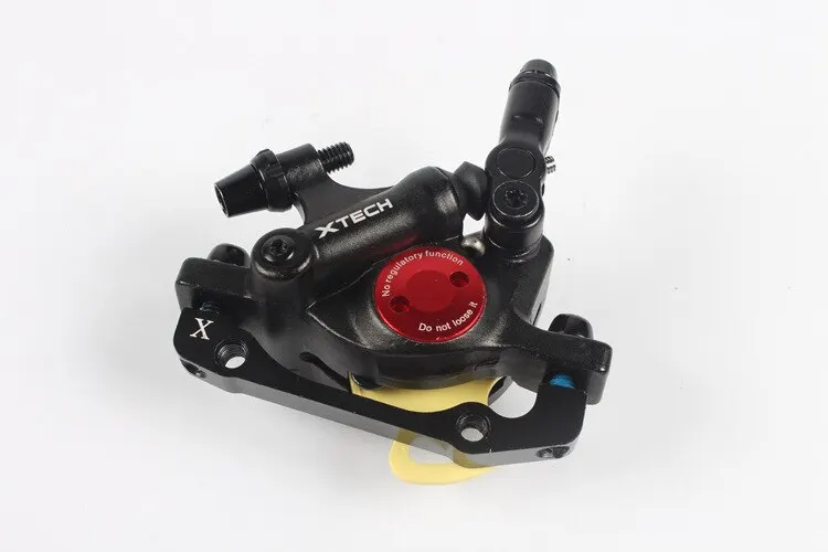 1 Pcs Black Rear E-BIKE дисковый тормоз велосипедный дисковый тормоз суппорты передний и задний дисковый тормоз горного велосипеда MTB шоссейная линия тяга Гидравлический дисковый тормоз - Цвет: 1 Pcs Black Rear